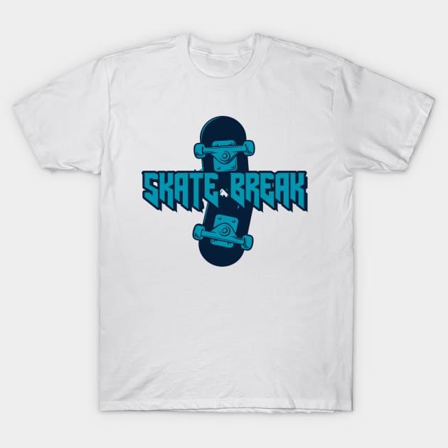 Skate A Break T-Shirt by TheArtNerd